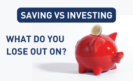 What do you lose out on as a saver vs as an investor
